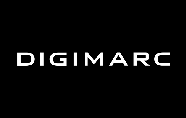 Digimarc Primary Logo, White