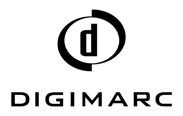 Digimarc Logo Stacked, Black