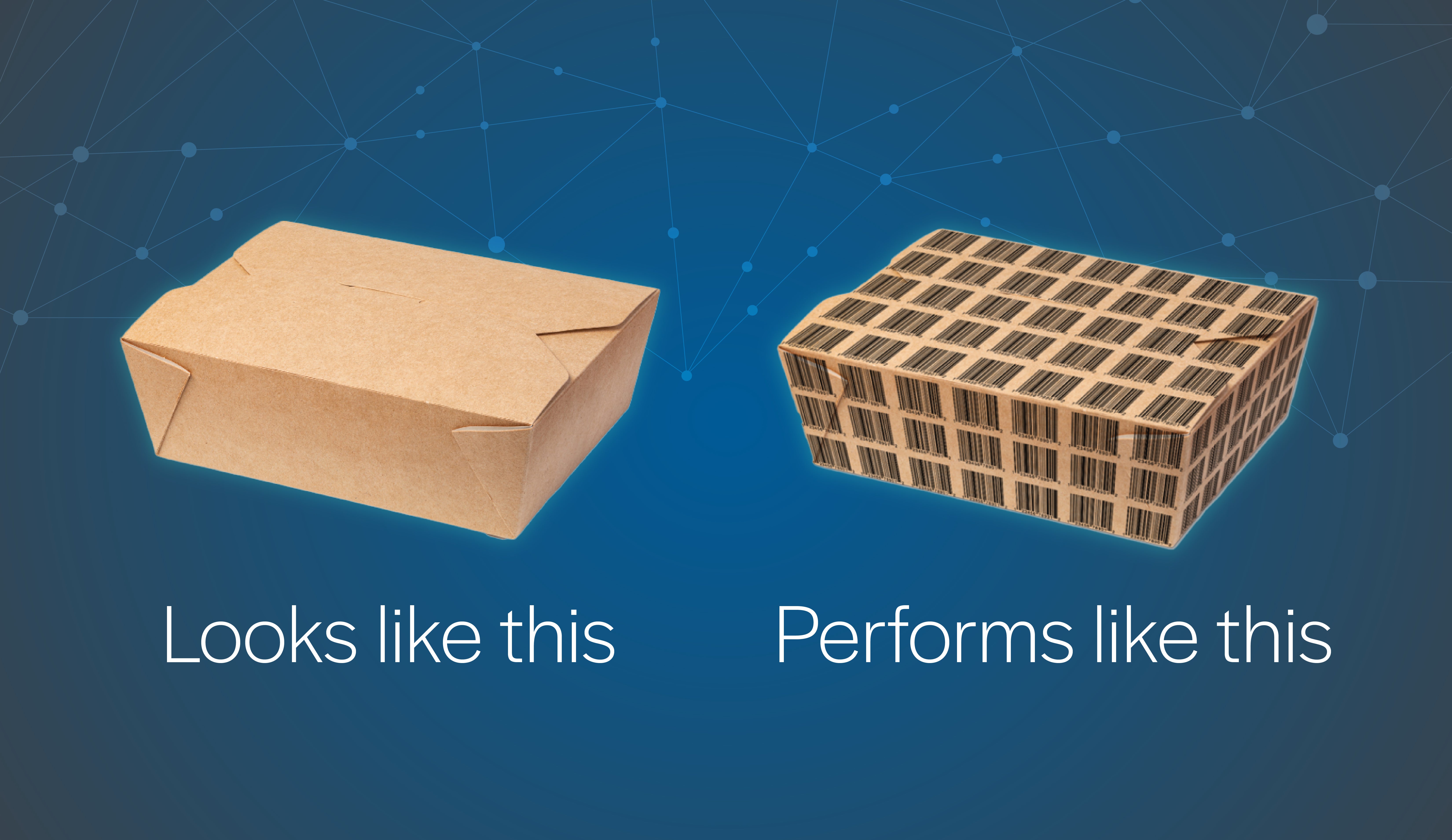 Cartons with barcodes